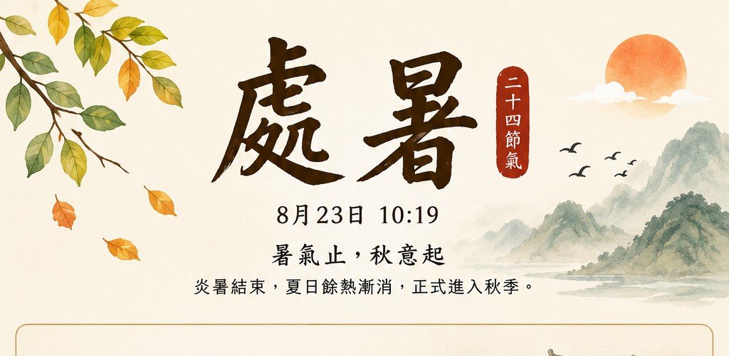 24節氣：處暑