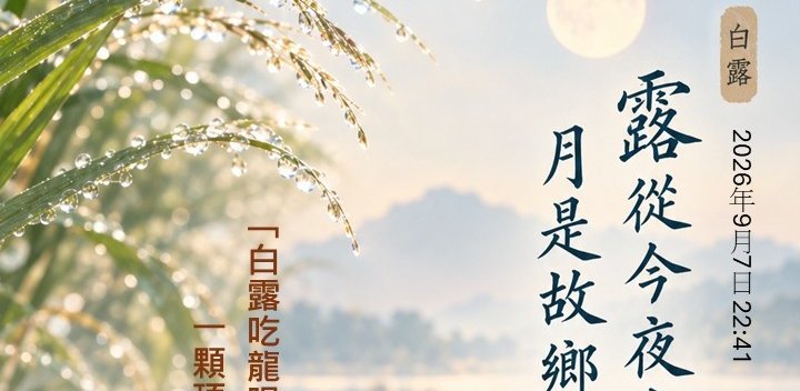 24節氣：白露